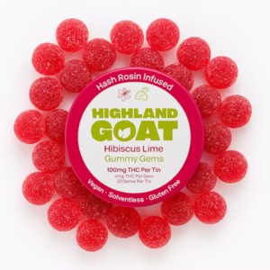 Highland Goat - Hibiscus Lime - Hash Rosin Infused - 100mg Edible