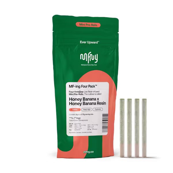 MFNY - Electric Lime x Lemon Cane Live Resin - 4pk Preroll