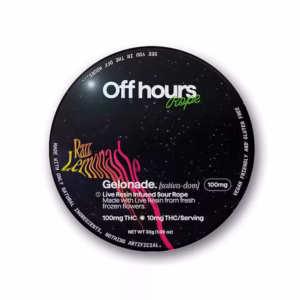 OFFHOURS Edible - Gelonade Sour Raspberry Lemonade Live Resin Rope - 100mg